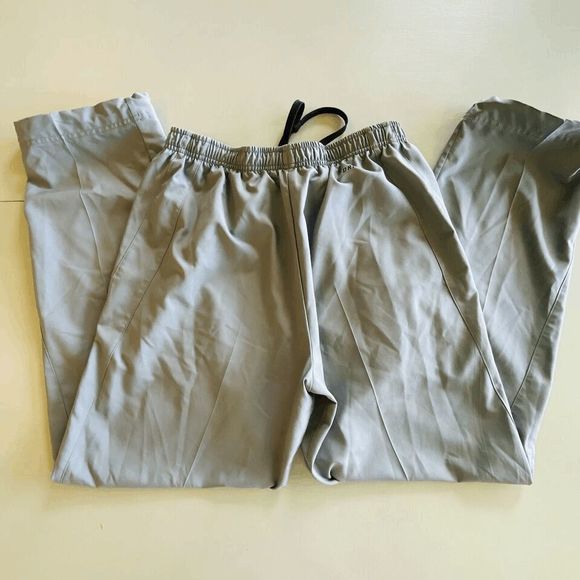 NEW Mens Small NIKE DRI-FIT Track Pants Pockets Adjustable Leg 688497-065 Gray - Picture 4 of 4